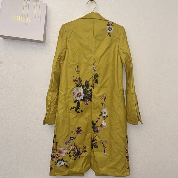 STYPEWE YELLOW FLORAL COAT - Picture 7 of 9
